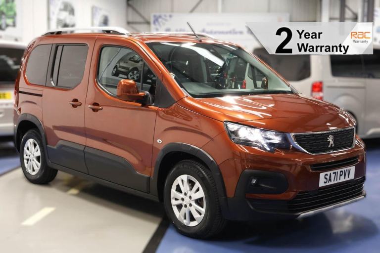 2021(71) Peugeot Rifter 1.5 BlueHDi Allure 3 Seat Wheelchair Accessible WAV