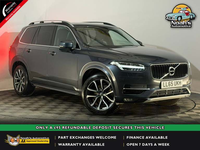 2015 65 VOLVO XC90 MOMENTUM D5 2.0 DIESEL GEARTRONIC AUTOMATIC 7 SEATER AWD SUV