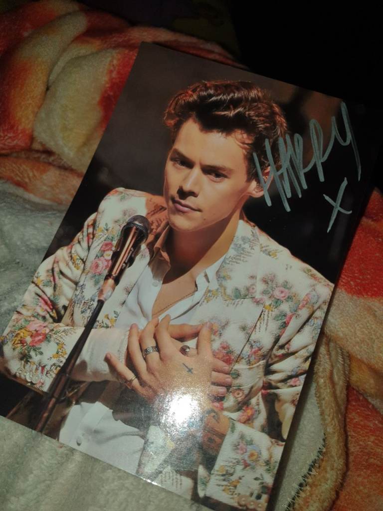 SIGNED Harry Styles photograph