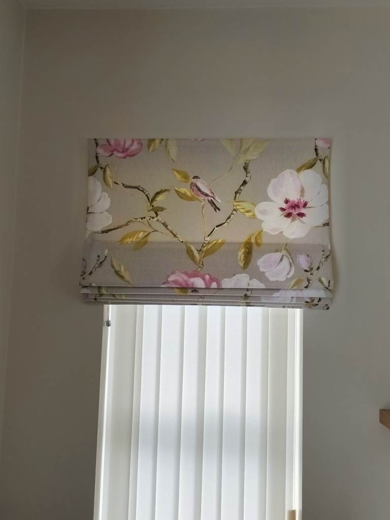 Lovely Roman blinds and curtains 