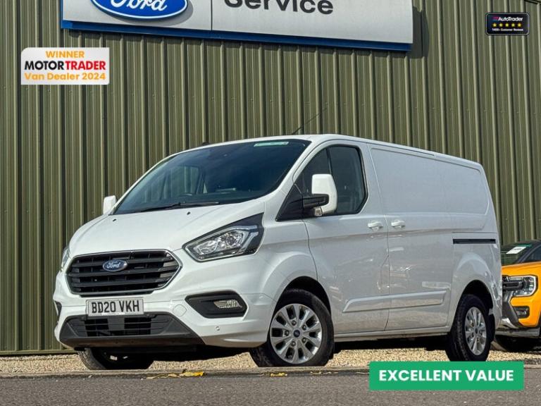 2020 Ford Transit Custom 2.0 EcoBlue 130ps Low Roof Limited Van Auto PANEL VAN DIESEL Automatic