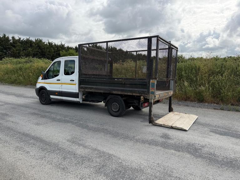 Ford Transit 2.0 350 EcoBlue crew cab tipper cage tail lift  Diesel M... 2017/17