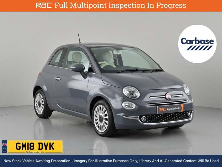 2018 Fiat 500 1.2 Lounge Hatchback 3dr Petrol Manual Euro 6 (s/s) (69 bhp) Hatchback PETROL Manual