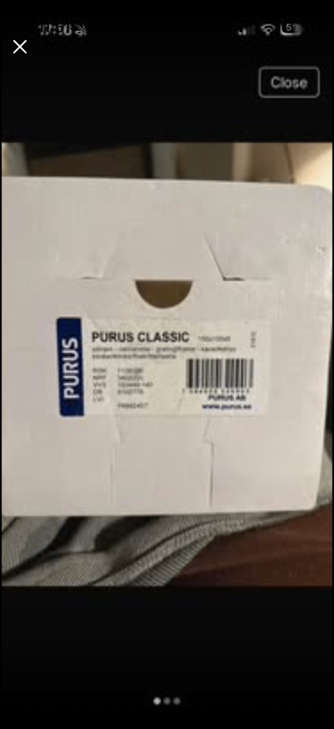 Purus Stainless Steel Shower Grate Classic Design