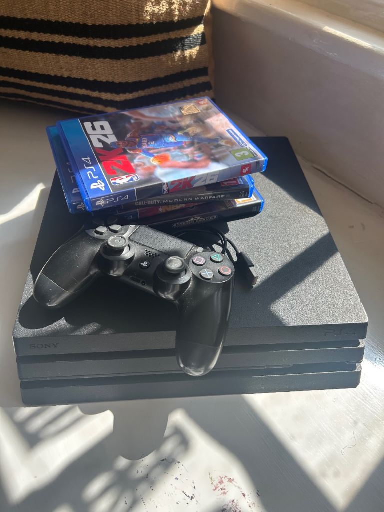 Sony PlayStation 4 Console 1TB with Controller and Games