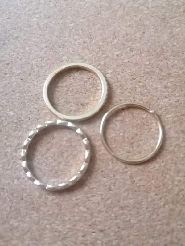 3x golden plate woman's ring( L, XL size) 