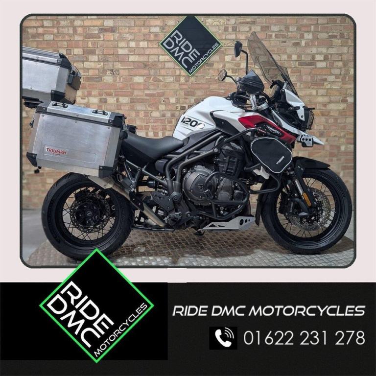 TRIUMPH TIGER 1200 XCX. 20. LUGGAGE. ARROW. NICE EXTRAS. SERVICED UP TO DATE