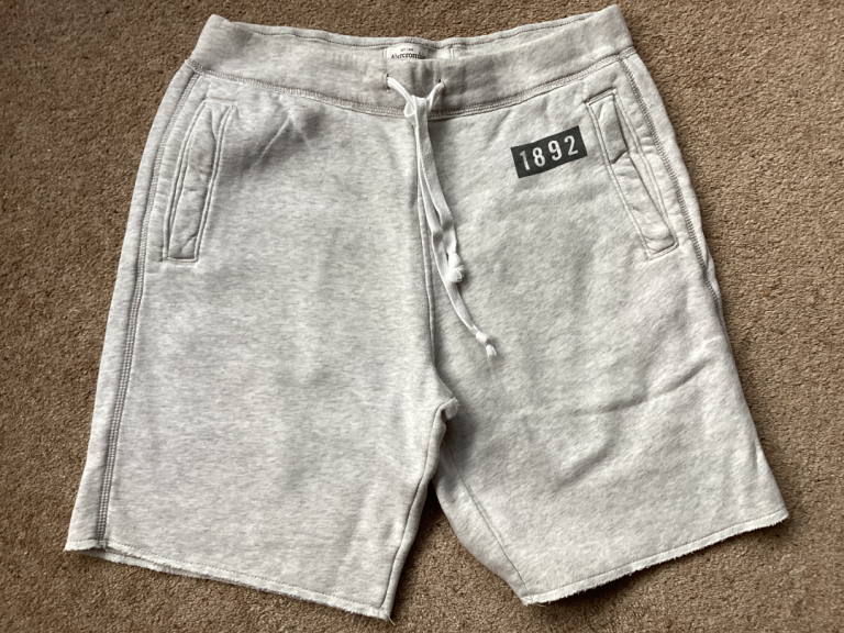 Abercrombie & Fitch Men's Grey Sweat Shorts - Size M