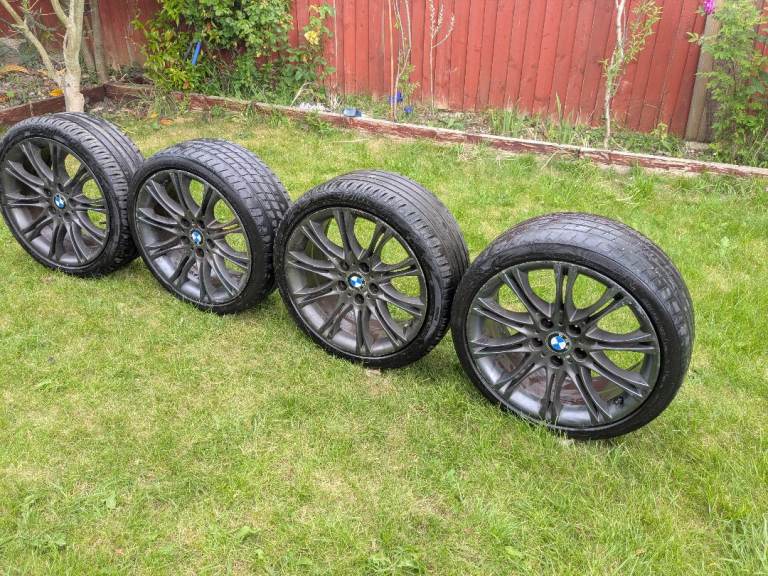 5x120 BMW MV'2S M Sport gunmetal grey alloys wheels 