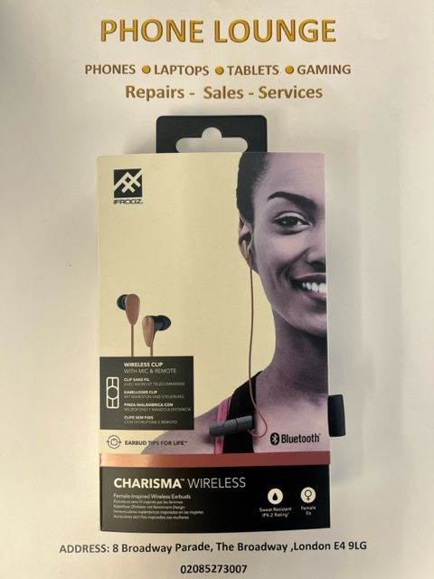 iFrogz Charisma Wireless Bluetooth Handsfree with neckband-Red