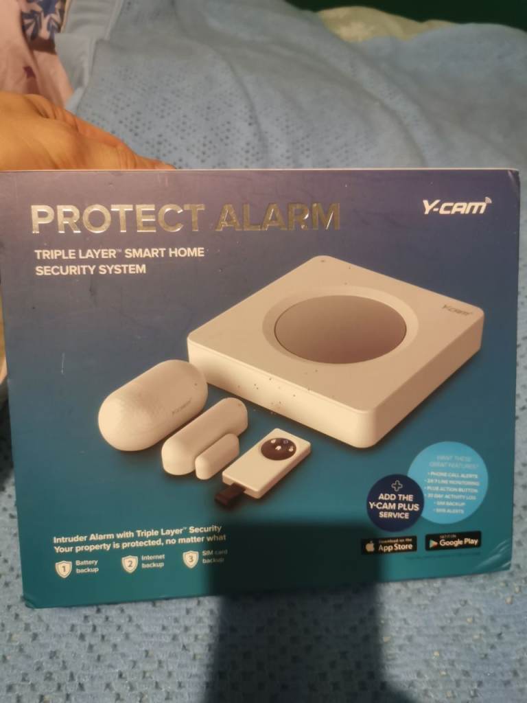 Y-Cam Protect Alarm Triple Layer Smart Home Security System - NEW