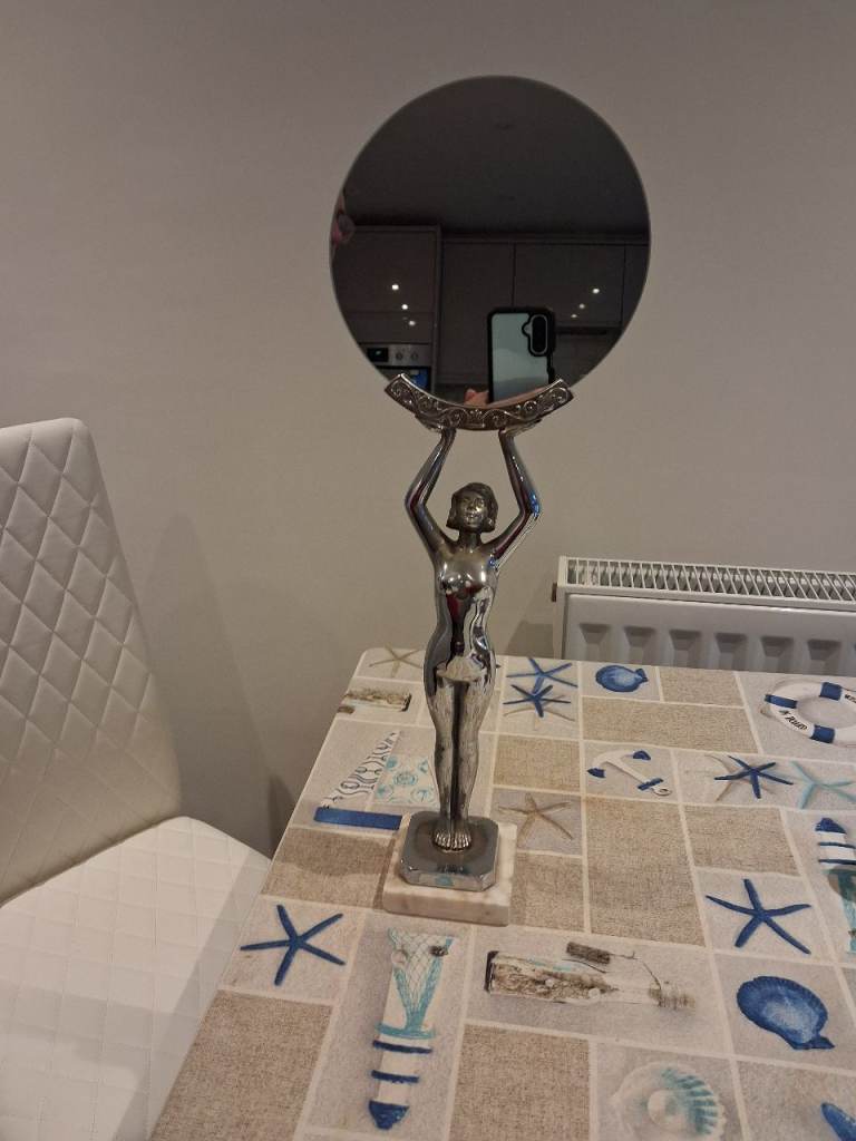 RARE ART DECO MIRROR  - SIGNED