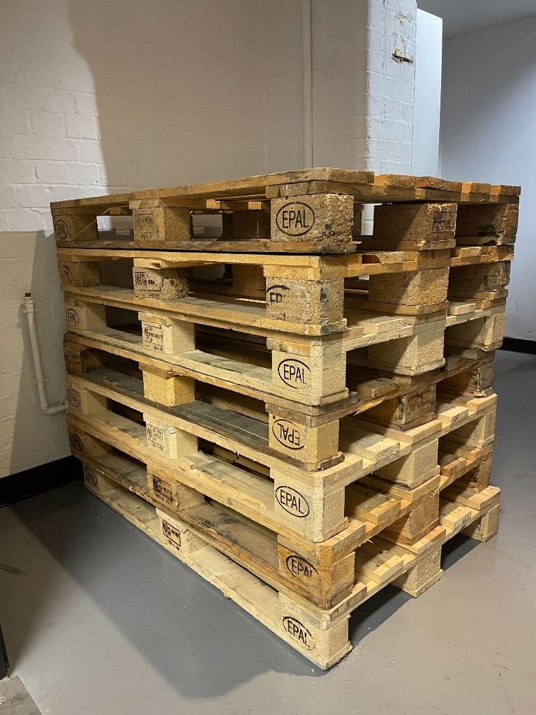FREE Wooden Pallets EPAL EUR - Ideal for DYI furniture or warehouse use