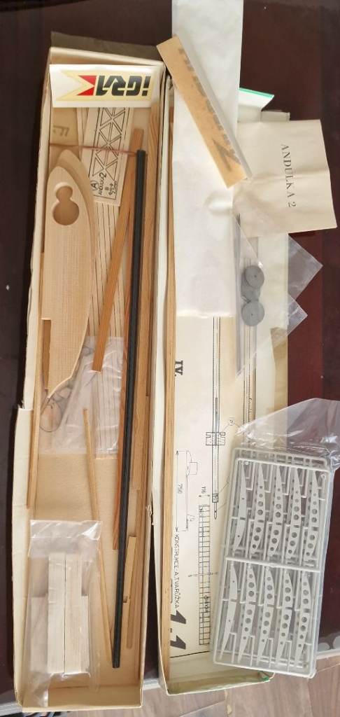 Andulka 2 model RC glider plane kit 