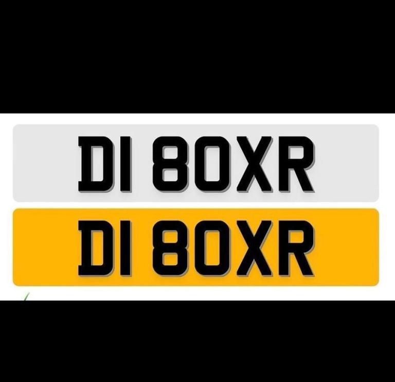 BOXER NUMBER PLATE 