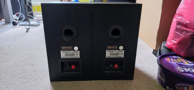【完動美品】TANNOY mercury mR Cherry 1ペア Tannoy Mercury M1 Cherry Speakers – Excellent Condition, Pair