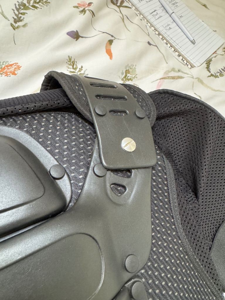 Men’s XXL Scorpion Spine Guard CE Body Armour Motorbike Protection Hardly Used