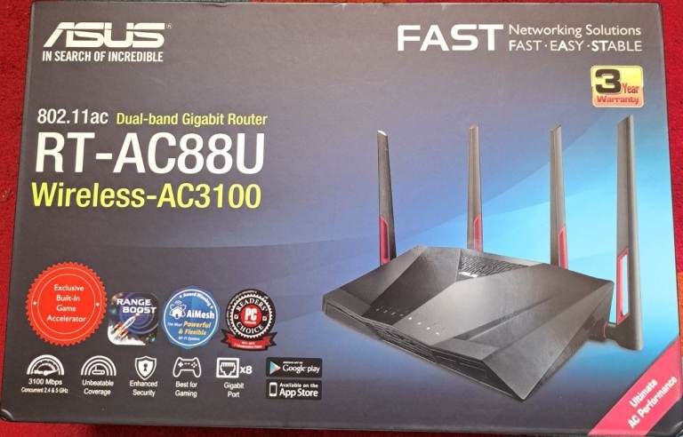 ASUS RT-AC88U AC3100 Dual-band Mesh Wi-Fi system Router
