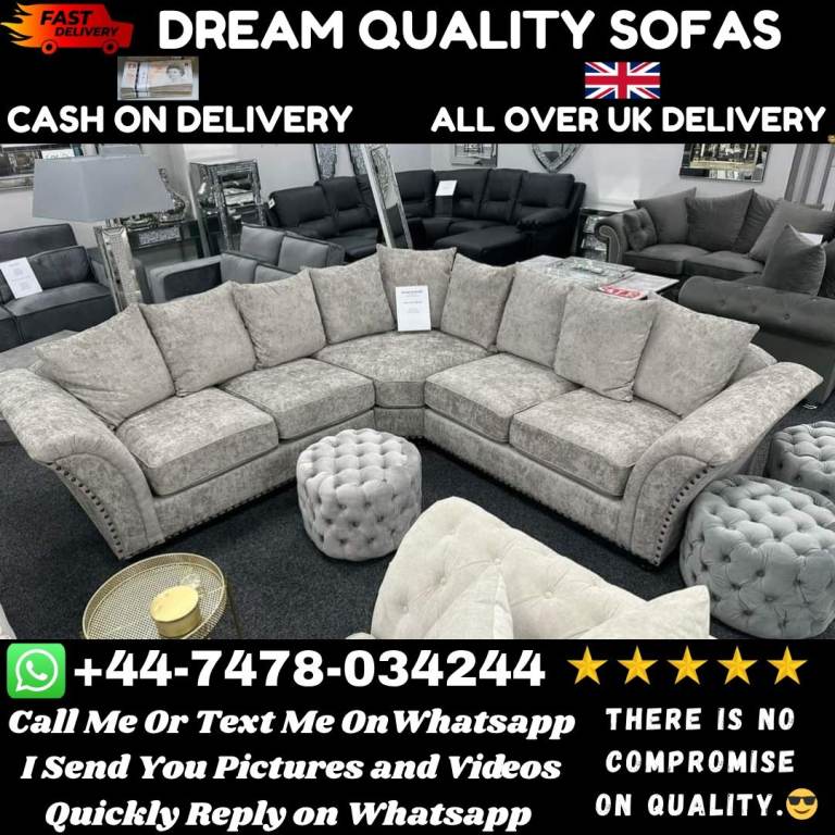 Branded Harrison Sofas Corner & 3+2 Seater Couches Available 