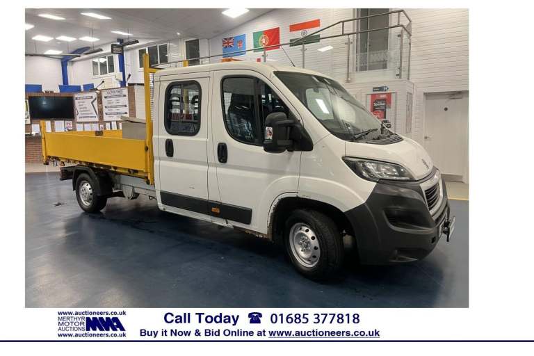 2015 Peugeot Boxer 335 2.2HDI 130PS L3 LWB 7 SEAT CREW CAB TIPPER. --------------------------- Ti...