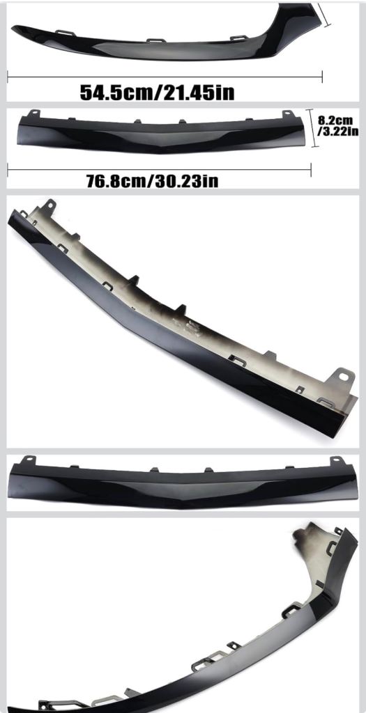 Mercedes-Benz C-Class W205 Front Bumper Lip Splitter Kit
