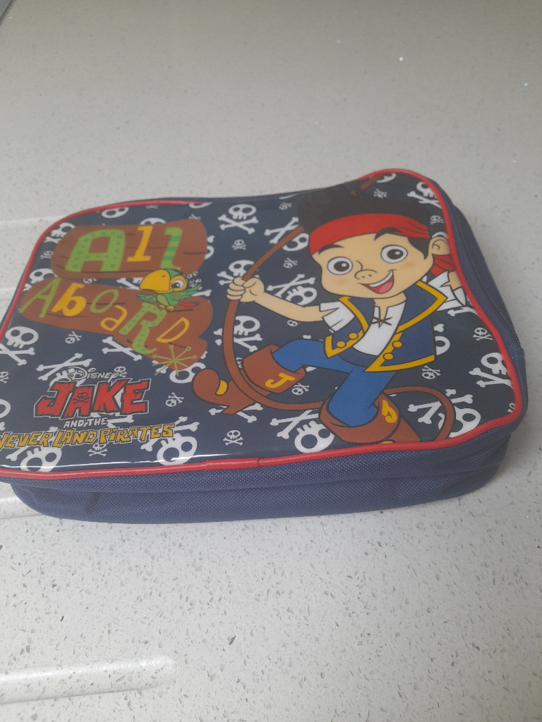Childs pack lunch bag Jake Disney & the Pirates good condition New but no tags