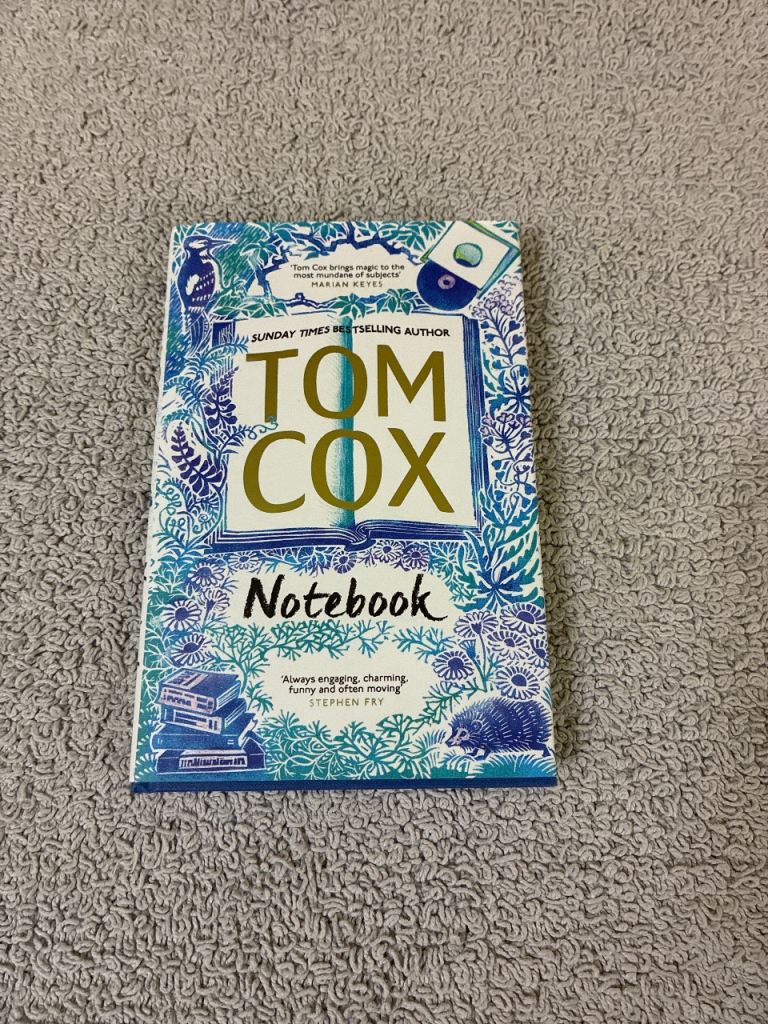 Tom Cox 'Notebook' Book – Signed, New Condition