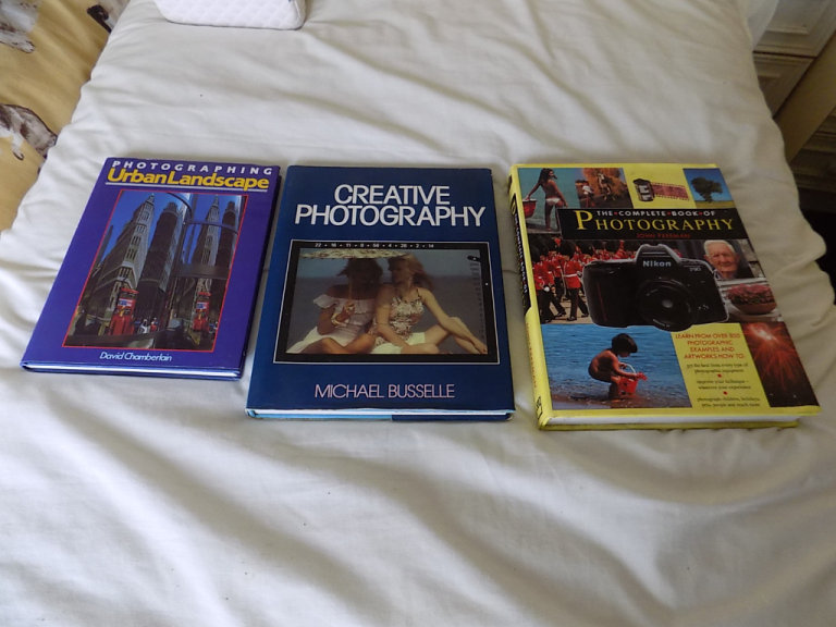 3x Photography Books.