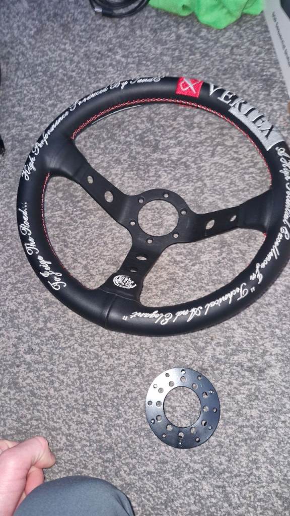 vertex steering wheel 13 inch moza logitech 70mm 6bolt