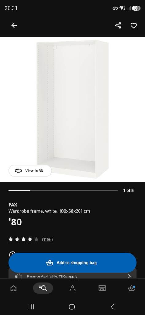 Ikea pax wardrobe