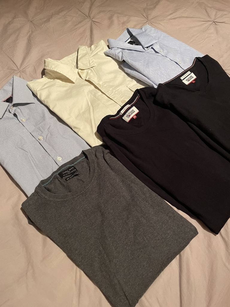 Men’s shirts & Jumpers Job lot 6 items 