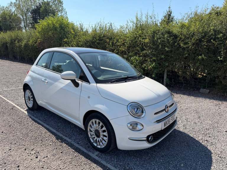 2016 Fiat 500 1.2 Lounge 3dr HATCHBACK Petrol Manual