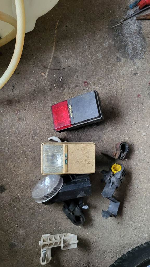 Old skool bike lights