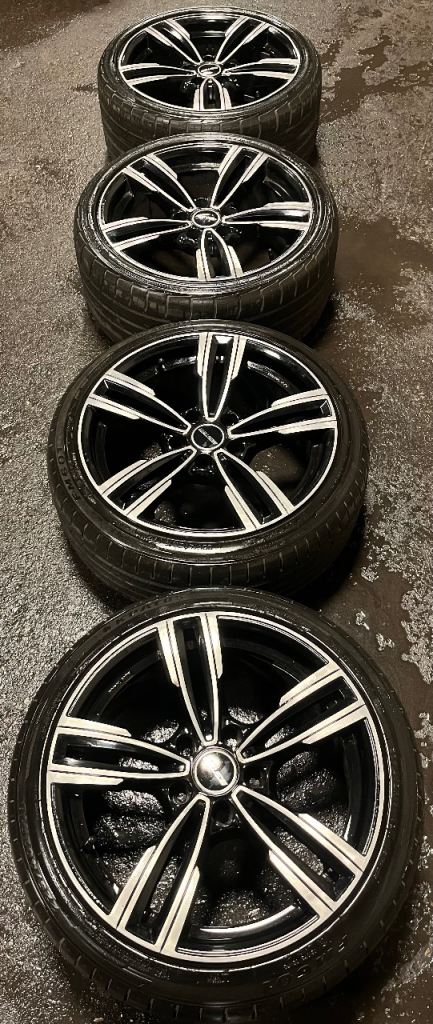 18” Staggered GMP Reven w/ 6mm Tyres: 5x120