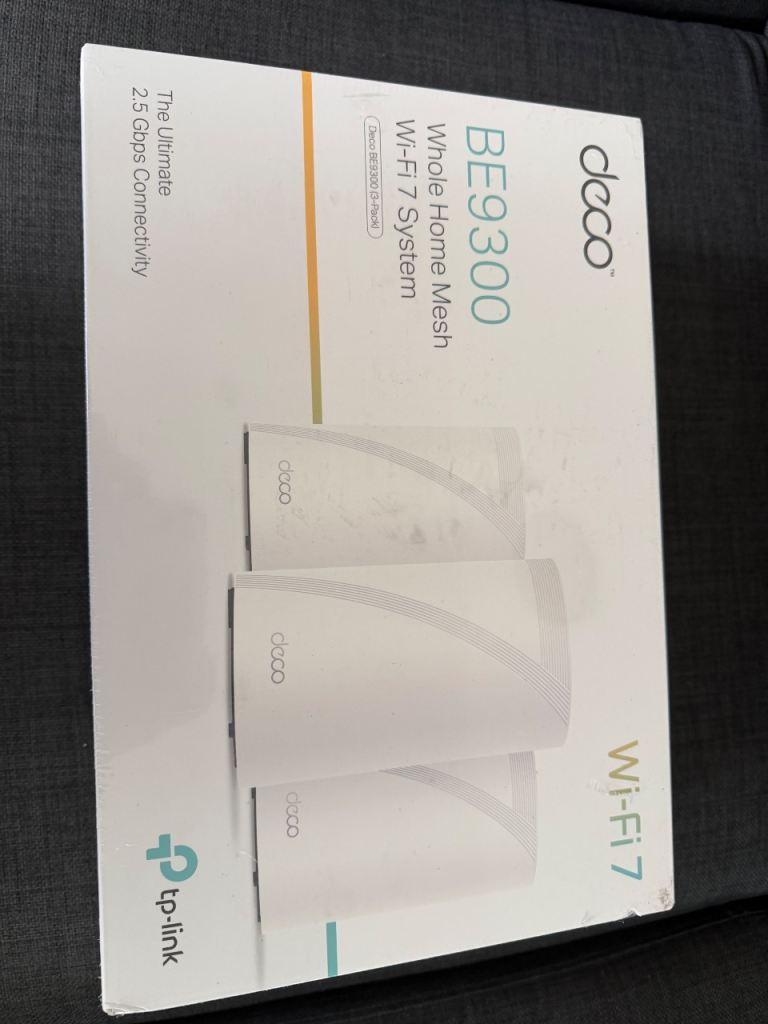 TP-Link Deco BE9300 Whole Home Mesh Wi-Fi 7 System – New