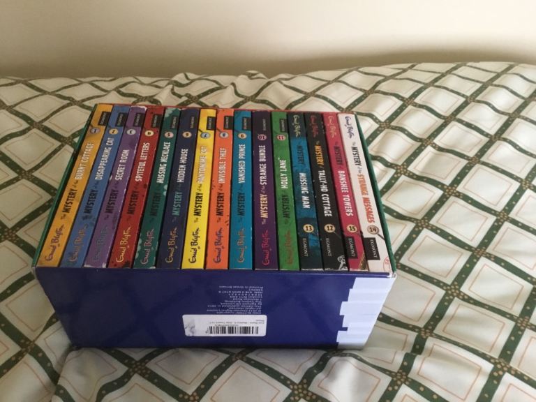 Enid Blyton box set of The Mystery of books 