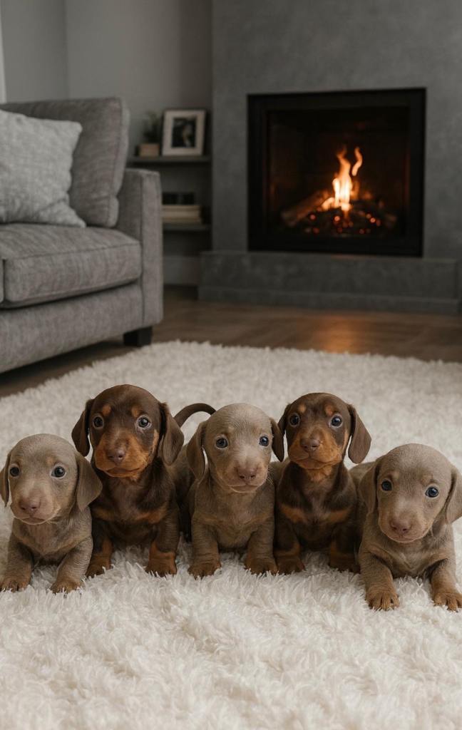 Kc Miniature sausage dogs
