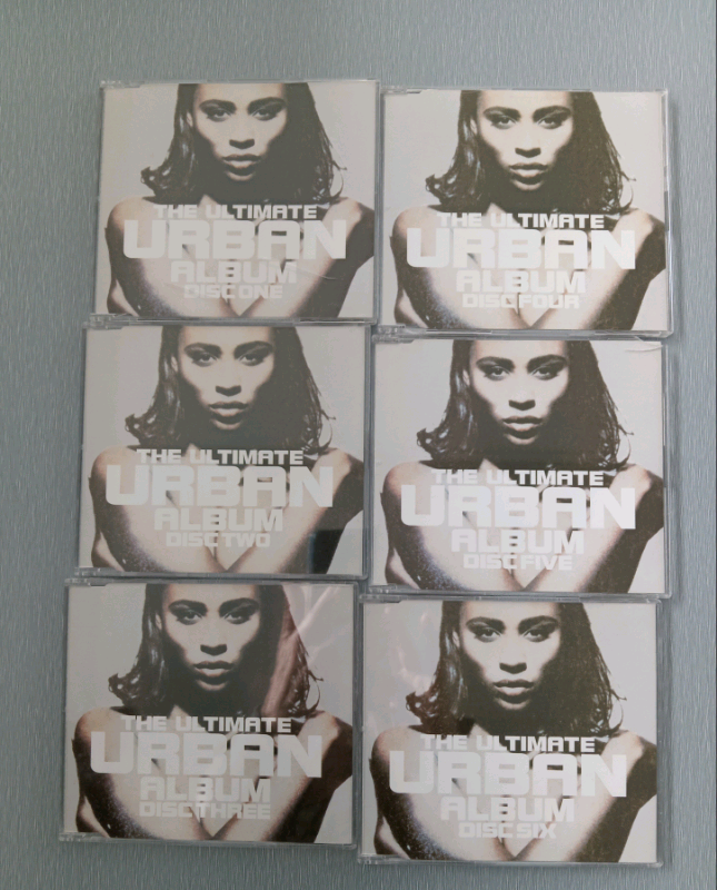 6 Disc CD Set Titled 'The Ultimate Urban Album.  60 Tracks.