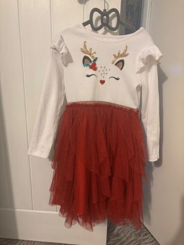 Primark Kids Christmas Dress 6-7 YRS – Red & White | in Drylaw, Edinburgh