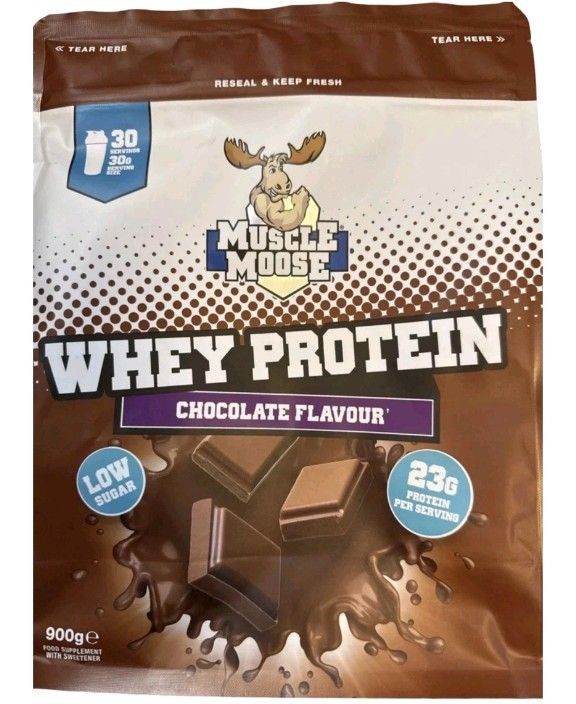 Muscle Moose Whey Protein Chocolate Flavour 900g