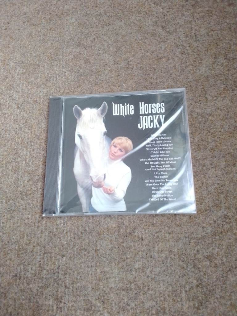 WHITE HORSES JACKY  CD NEW AND SEALED 