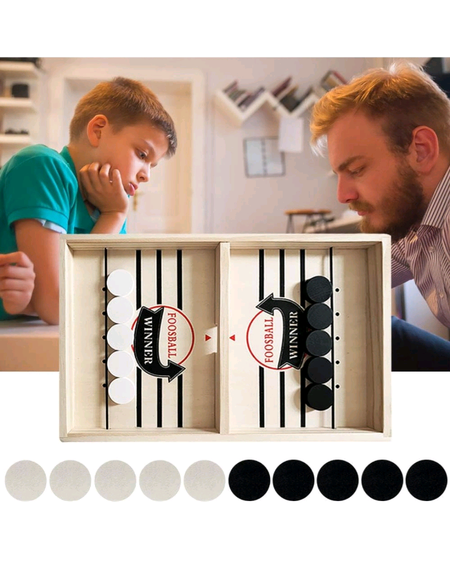 image for Bnib Yiketree Fast Sling Puck Board Game 