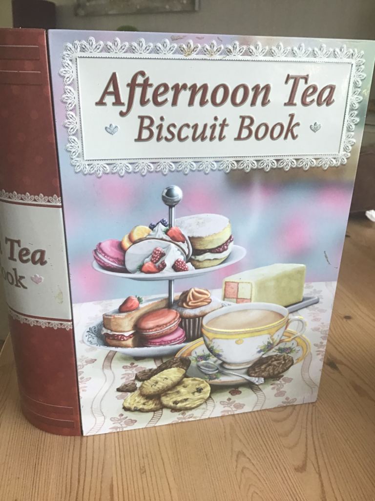 Decorative TIN, Afternoon Tea Biscuit Book