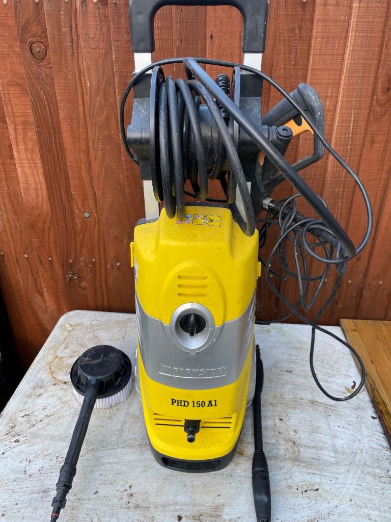 Parkside / Lidl PHD 150 A1 Pressure Washer and nozzles x2 and brush