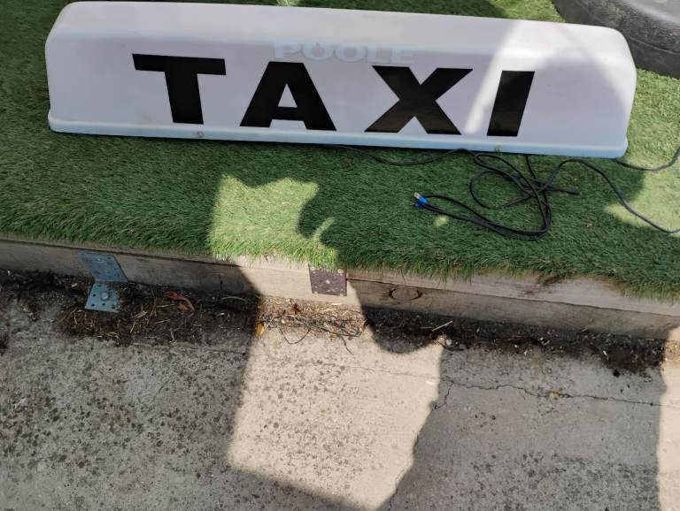 Taxi Roof Sign - large