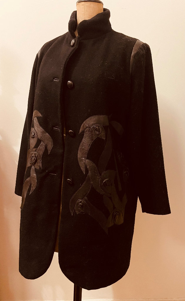 Vintage real wool coat size 14
