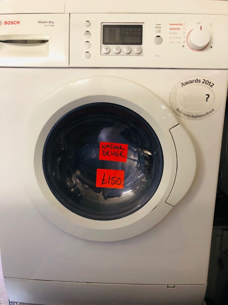 🚚 bosch 8kg load washer dryer can deliver £150