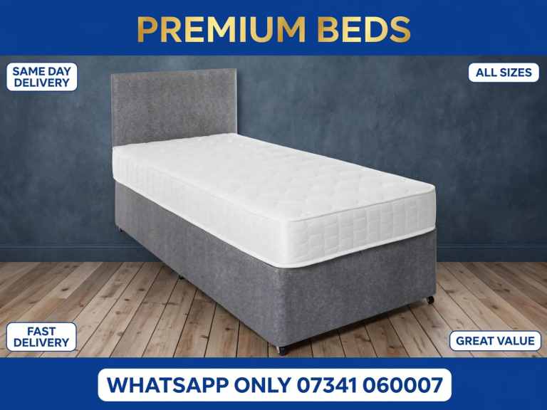 -SINGLE,DOUBLE,SMALL DOUBLE,BED AND MATTRESS --(mazdigar)