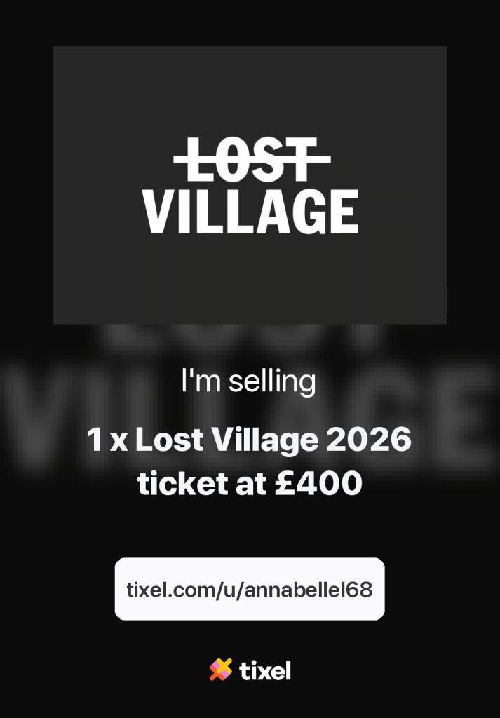 Lost Village 2026 Festival Ticket