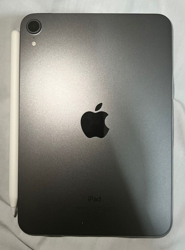 Apple iPad Mini 6 (6th Gen) – 64GB WiFi, Space Grey + Apple Pencil (2nd Gen) + Case + Paperlike